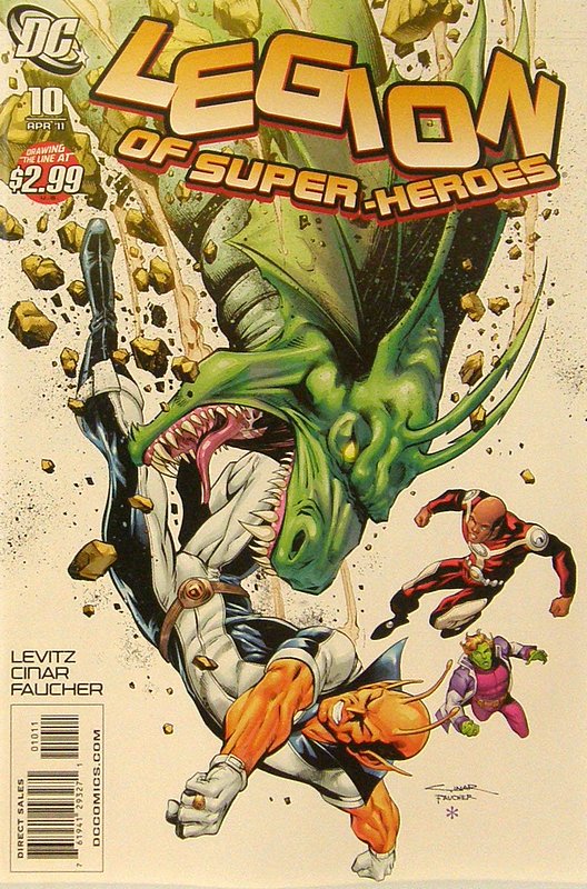 Cover of Legion of Super-Heroes (Vol 5) #10. One of 250,000 Vintage American Comics on sale from Krypton!