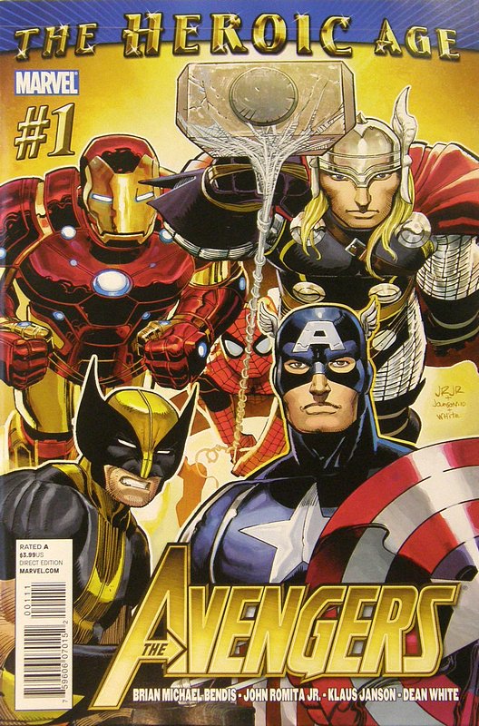 Cover of Avengers (Vol 4) #1. One of 250,000 Vintage American Comics on sale from Krypton!