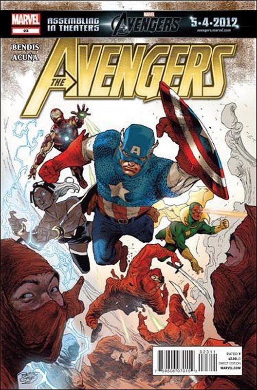 Cover of Avengers (Vol 4) #23. One of 250,000 Vintage American Comics on sale from Krypton!