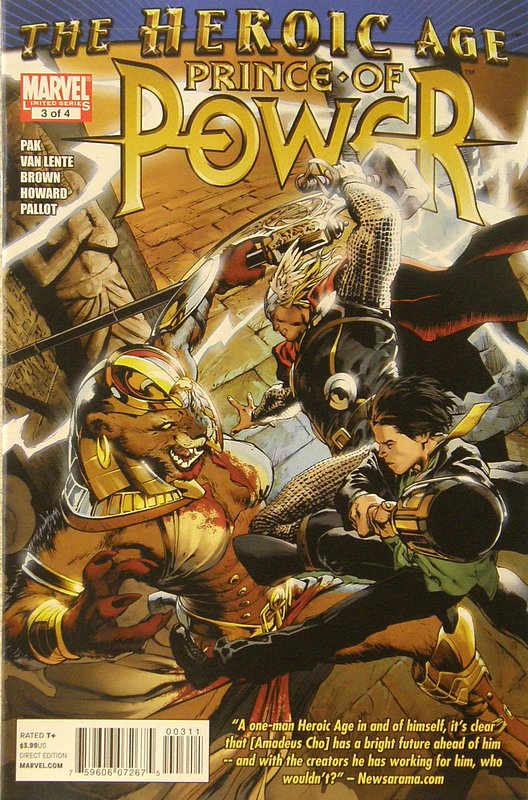 Cover of Heroic Age: Prince of Power (2010 Ltd) #3. One of 250,000 Vintage American Comics on sale from Krypton!