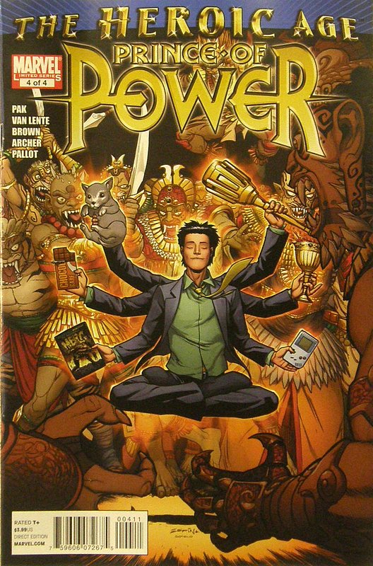 Cover of Heroic Age: Prince of Power (2010 Ltd) #4. One of 250,000 Vintage American Comics on sale from Krypton!