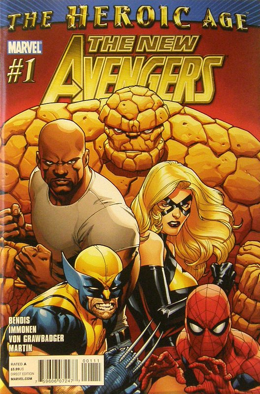 Cover of New Avengers (Vol 2) #1. One of 250,000 Vintage American Comics on sale from Krypton!