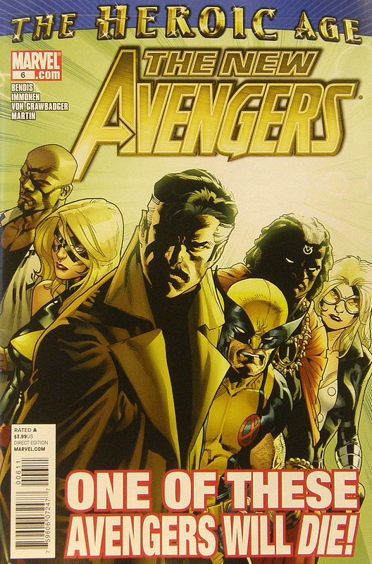 Cover of New Avengers (Vol 2) #6. One of 250,000 Vintage American Comics on sale from Krypton!