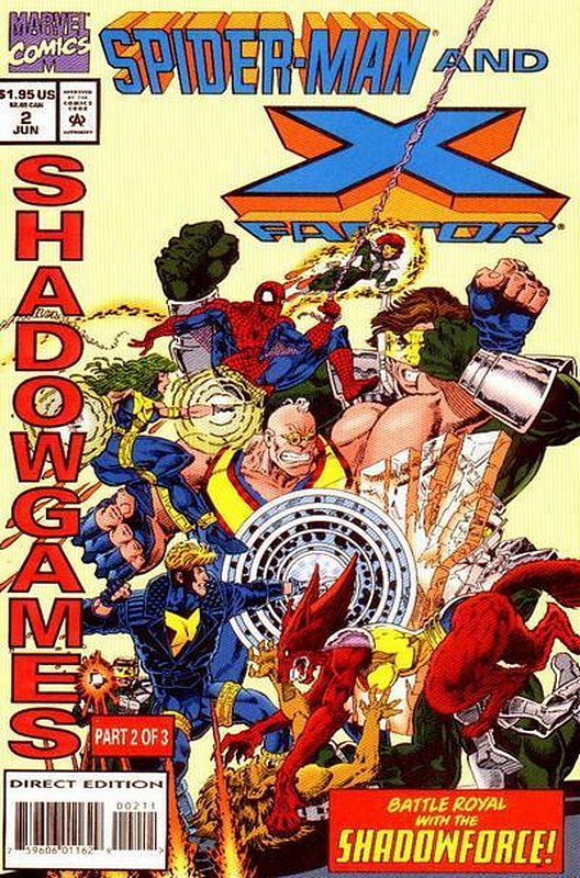 Cover of Spider-Man/X-Factor: Shadowgames (1994 Ltd) #2. One of 250,000 Vintage American Comics on sale from Krypton!