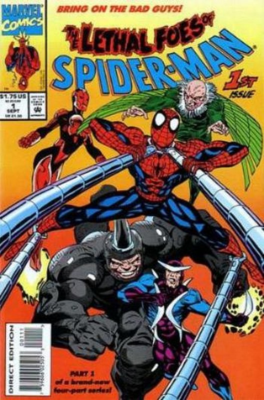 Cover of Spider-Man: Lethal Foes of (1993 Ltd) #1. One of 250,000 Vintage American Comics on sale from Krypton!