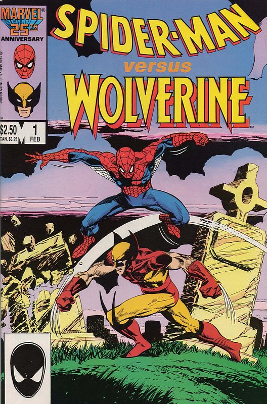 Cover of Spider-Man vs Wolverine #1. One of 250,000 Vintage American Comics on sale from Krypton!