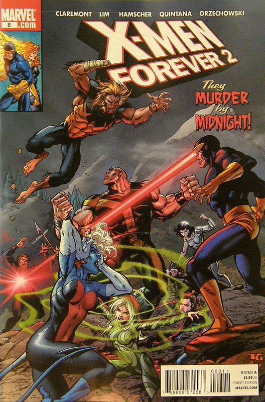 Cover of X-Men Forever (Vol 2) #8. One of 250,000 Vintage American Comics on sale from Krypton!