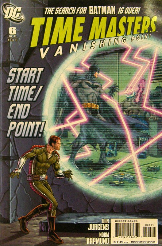 Cover of Time Masters: Vanishing Point (2010 Ltd) #6. One of 250,000 Vintage American Comics on sale from Krypton!