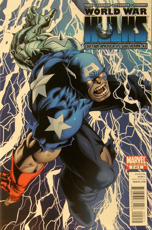 Cover of World War Hulks: Wolverine vs Captain America #2. One of 250,000 Vintage American Comics on sale from Krypton!