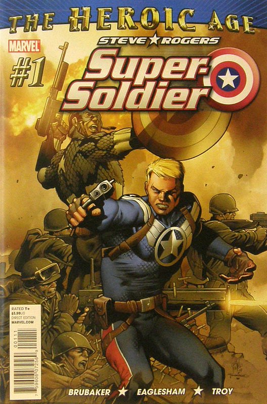 Cover of Steve Rogers: Super-Soldier (2010 Ltd) #1. One of 250,000 Vintage American Comics on sale from Krypton!