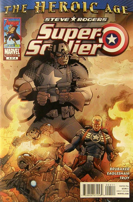 Cover of Steve Rogers: Super-Soldier (2010 Ltd) #4. One of 250,000 Vintage American Comics on sale from Krypton!