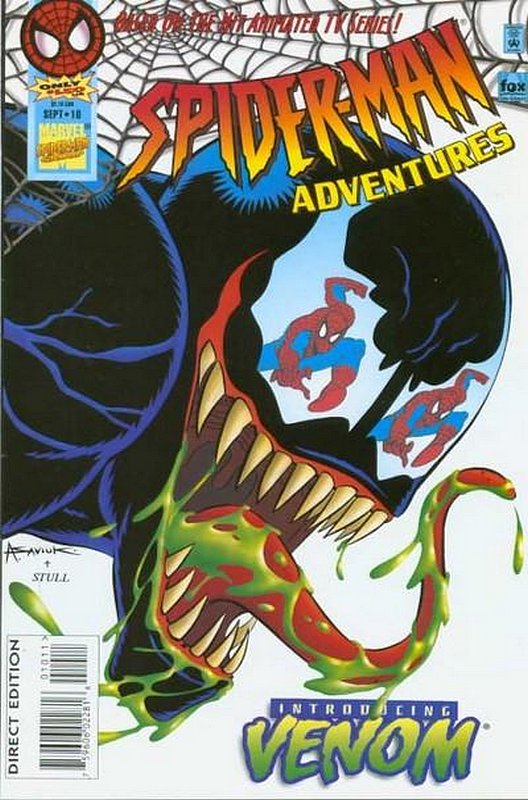 1st Animated Venom<br> Cover of Spider-Man Adventures (Vol 1) #10. One of 250,000 Vintage American Comics on sale from Krypton!