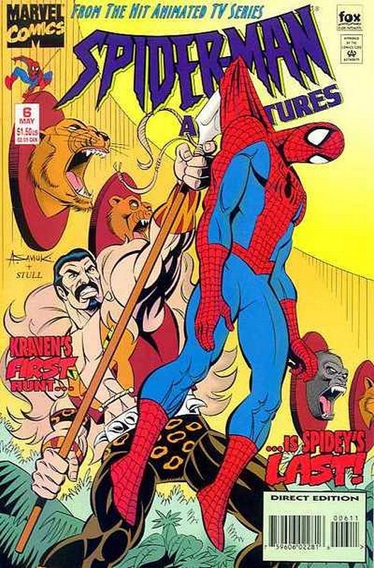 Cover of Spider-Man Adventures (Vol 1) #6. One of 250,000 Vintage American Comics on sale from Krypton!