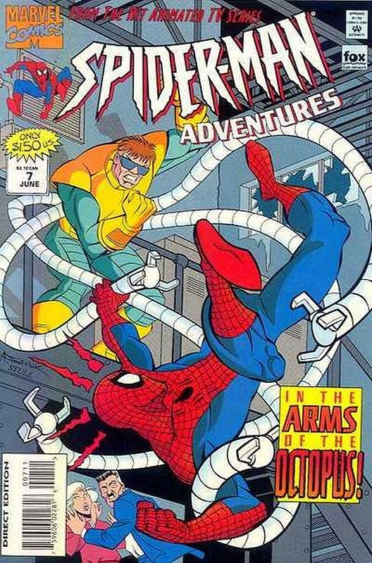 Cover of Spider-Man Adventures (Vol 1) #7. One of 250,000 Vintage American Comics on sale from Krypton!