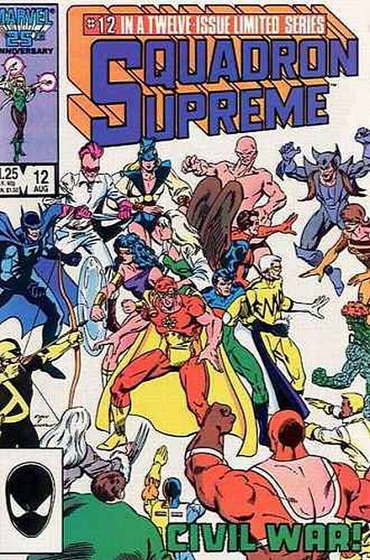 Cover of Squadron Supreme (1985 Ltd) #12. One of 250,000 Vintage American Comics on sale from Krypton!