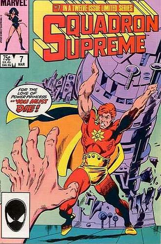 Cover of Squadron Supreme (1985 Ltd) #7. One of 250,000 Vintage American Comics on sale from Krypton!