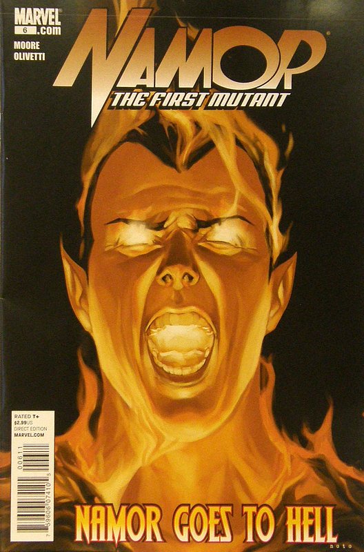 Cover of Namor: The First Mutant #6. One of 250,000 Vintage American Comics on sale from Krypton!