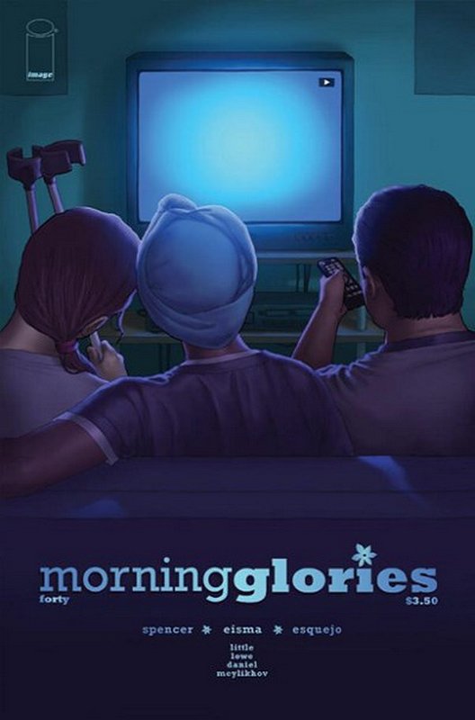 Cover of Morning Glories #40. One of 250,000 Vintage American Comics on sale from Krypton!