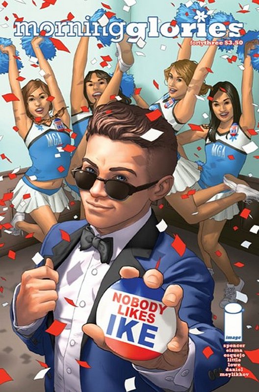 Cover of Morning Glories #43. One of 250,000 Vintage American Comics on sale from Krypton!
