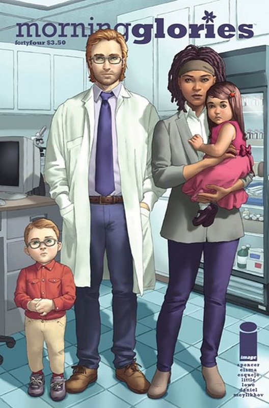 Cover of Morning Glories #44. One of 250,000 Vintage American Comics on sale from Krypton!