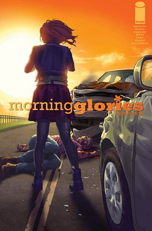 Cover of Morning Glories #45. One of 250,000 Vintage American Comics on sale from Krypton!