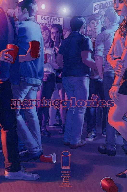 Cover of Morning Glories #47. One of 250,000 Vintage American Comics on sale from Krypton!