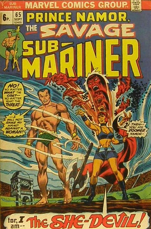 Cover of Sub-Mariner (Vol 1) #65. One of 250,000 Vintage American Comics on sale from Krypton!