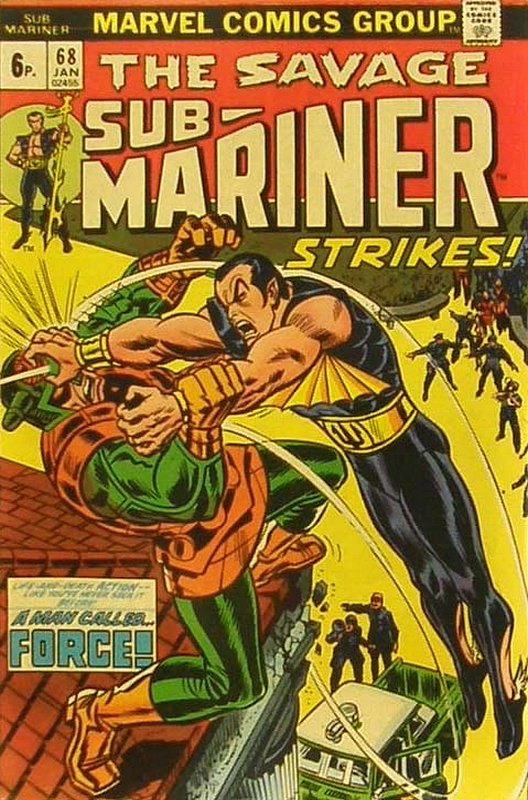 Cover of Sub-Mariner (Vol 1) #68. One of 250,000 Vintage American Comics on sale from Krypton!