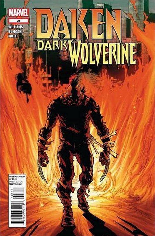 Cover of Daken Dark Wolverine (Vol 1) #21. One of 250,000 Vintage American Comics on sale from Krypton!