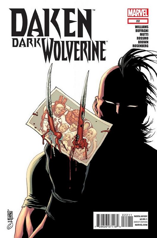 Cover of Daken Dark Wolverine (Vol 1) #22. One of 250,000 Vintage American Comics on sale from Krypton!
