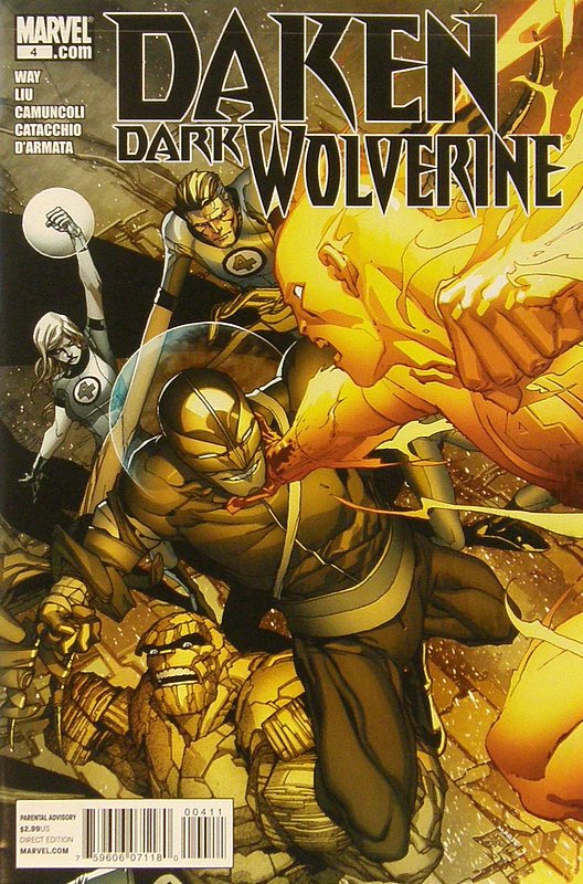 Cover of Daken Dark Wolverine (Vol 1) #4. One of 250,000 Vintage American Comics on sale from Krypton!