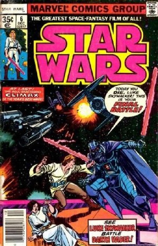 Cover of Star Wars (Vol 1) (Marvel) #6. One of 250,000 Vintage American Comics on sale from Krypton!