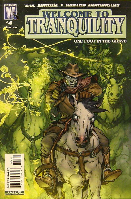 Cover of Welcome to Tranquility: One Foot in the Grave #4. One of 250,000 Vintage American Comics on sale from Krypton!