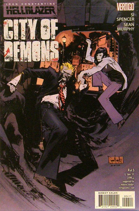 Cover of Constantine: Hellblazer City of Demons #4. One of 250,000 Vintage American Comics on sale from Krypton!