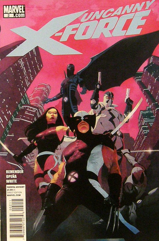 Cover of Uncanny X-Force (Vol 1) #2. One of 250,000 Vintage American Comics on sale from Krypton!