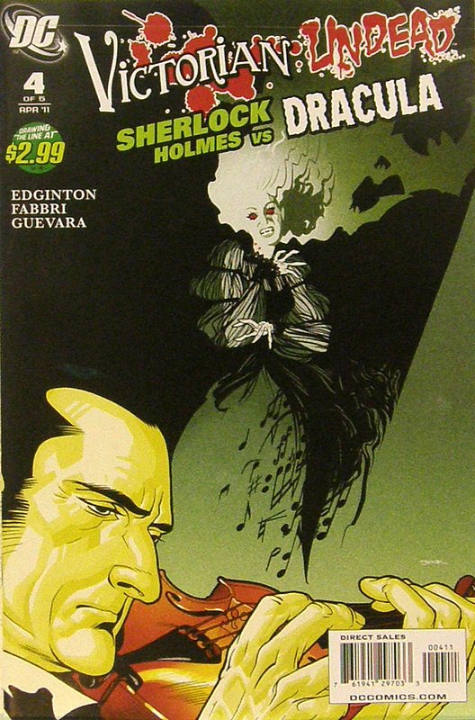 Cover of Victorian Undead II: Holmes vs Dracula (2010 Ltd) #4. One of 250,000 Vintage American Comics on sale from Krypton!