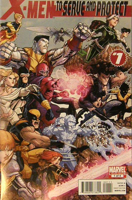Cover of X-Men: To Serve & Protect (2010 Ltd) #1. One of 250,000 Vintage American Comics on sale from Krypton!