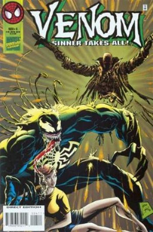 1st She-Venom<br> Cover of Venom: Sinner Takes All (1995 Ltd) #4. One of 250,000 Vintage American Comics on sale from Krypton!