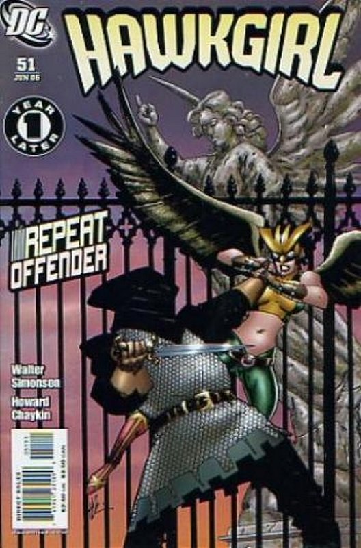 Cover of Hawkgirl (Vol 1) #51. One of 250,000 Vintage American Comics on sale from Krypton!