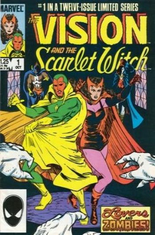 Cover of Vision & Scarlet Witch (1985 Ltd) #1. One of 250,000 Vintage American Comics on sale from Krypton!