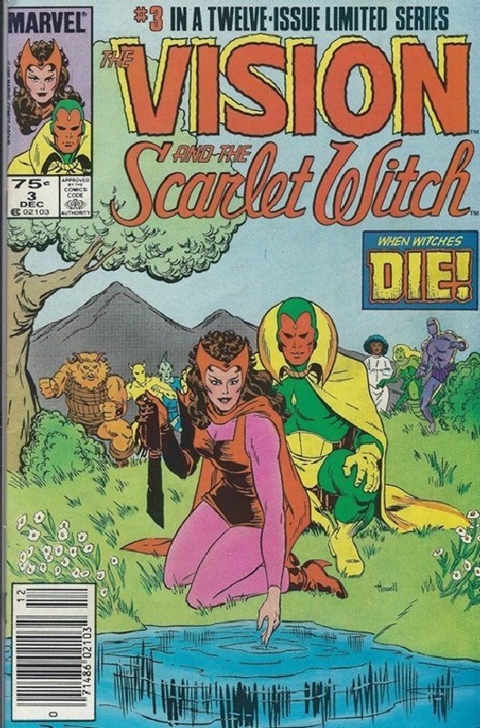 Cover of Vision & Scarlet Witch (1985 Ltd) #3. One of 250,000 Vintage American Comics on sale from Krypton!