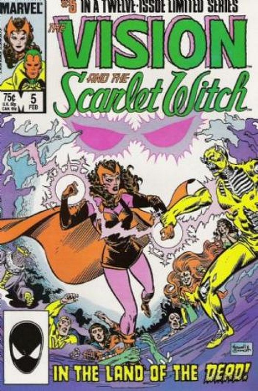 Cover of Vision & Scarlet Witch (1985 Ltd) #5. One of 250,000 Vintage American Comics on sale from Krypton!