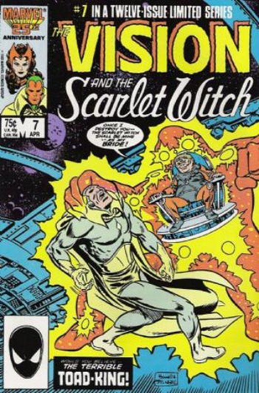 Cover of Vision & Scarlet Witch (1985 Ltd) #7. One of 250,000 Vintage American Comics on sale from Krypton!