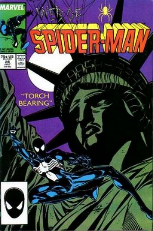 Cover of Web of Spider-Man (Vol 1) #28. One of 250,000 Vintage American Comics on sale from Krypton!