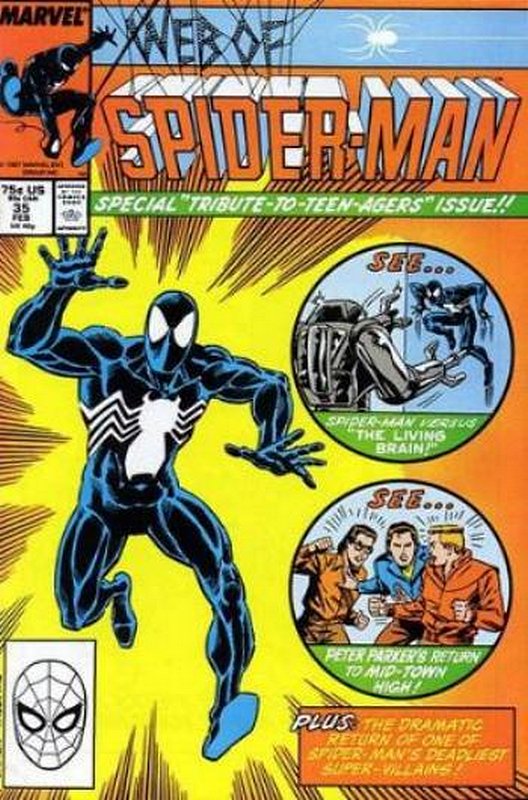 Cover of Web of Spider-Man (Vol 1) #35. One of 250,000 Vintage American Comics on sale from Krypton!
