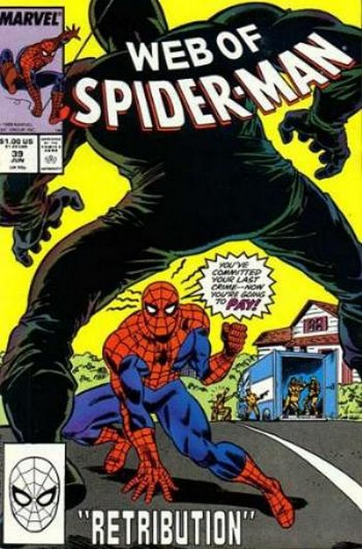 Cover of Web of Spider-Man (Vol 1) #39. One of 250,000 Vintage American Comics on sale from Krypton!