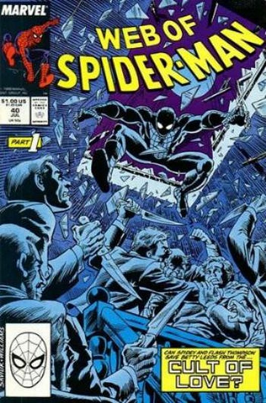 Cover of Web of Spider-Man (Vol 1) #40. One of 250,000 Vintage American Comics on sale from Krypton!