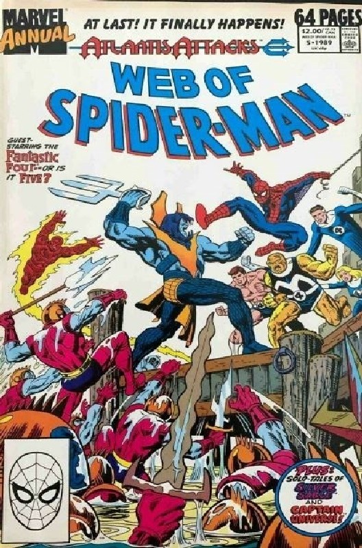 Cover of Web of Spider-Man Annual (Vol 1) #5. One of 250,000 Vintage American Comics on sale from Krypton!