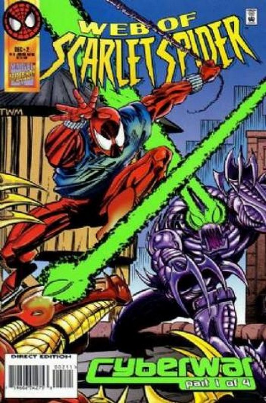 Cover of Web of Scarlet Spider (1995 Ltd) #2. One of 250,000 Vintage American Comics on sale from Krypton!