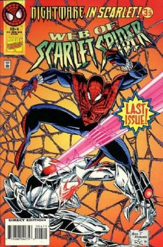 Cover of Web of Scarlet Spider (1995 Ltd) #4. One of 250,000 Vintage American Comics on sale from Krypton!
